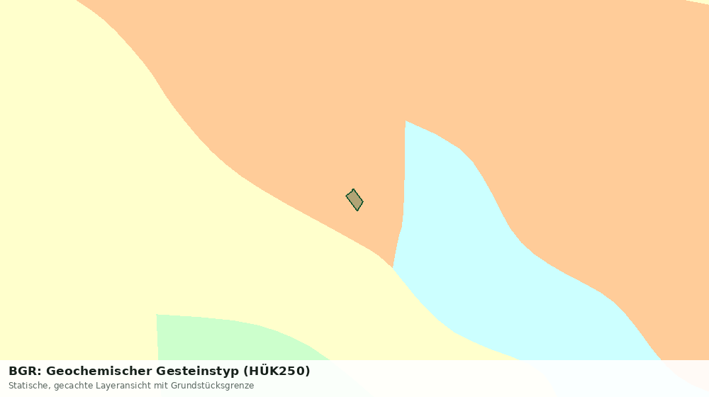 Statische Kartenansicht: BGR: Geochemischer Gesteinstyp (HÜK250)