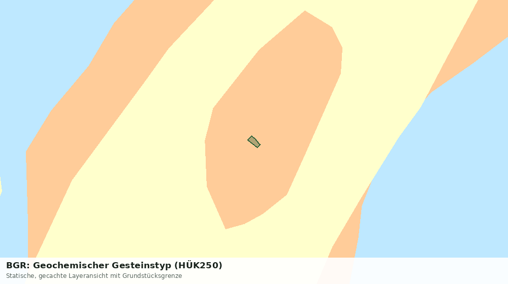 Statische Kartenansicht: BGR: Geochemischer Gesteinstyp (HÜK250)