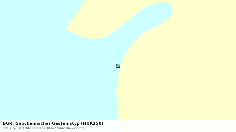 Statische Kartenansicht: BGR: Geochemischer Gesteinstyp (HÜK250)