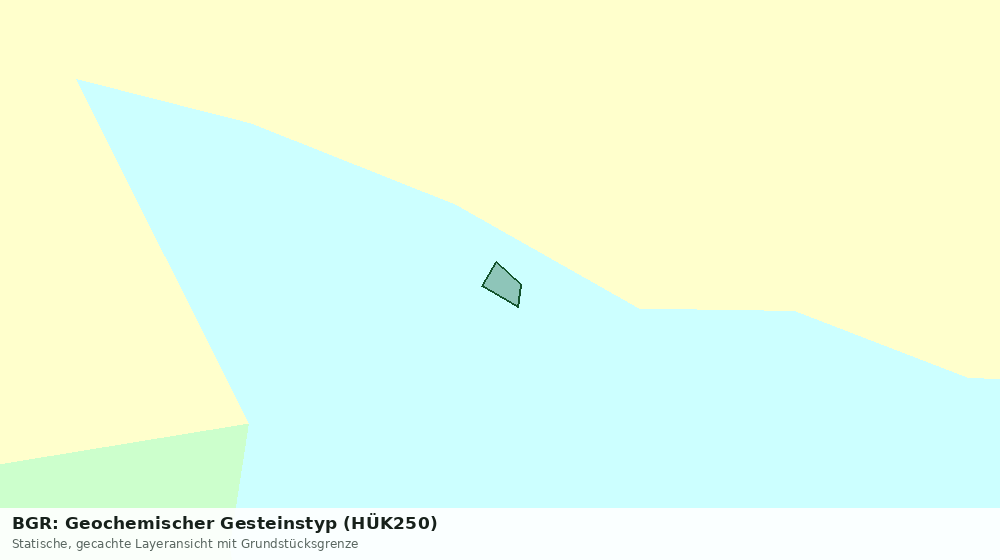Statische Kartenansicht: BGR: Geochemischer Gesteinstyp (HÜK250)