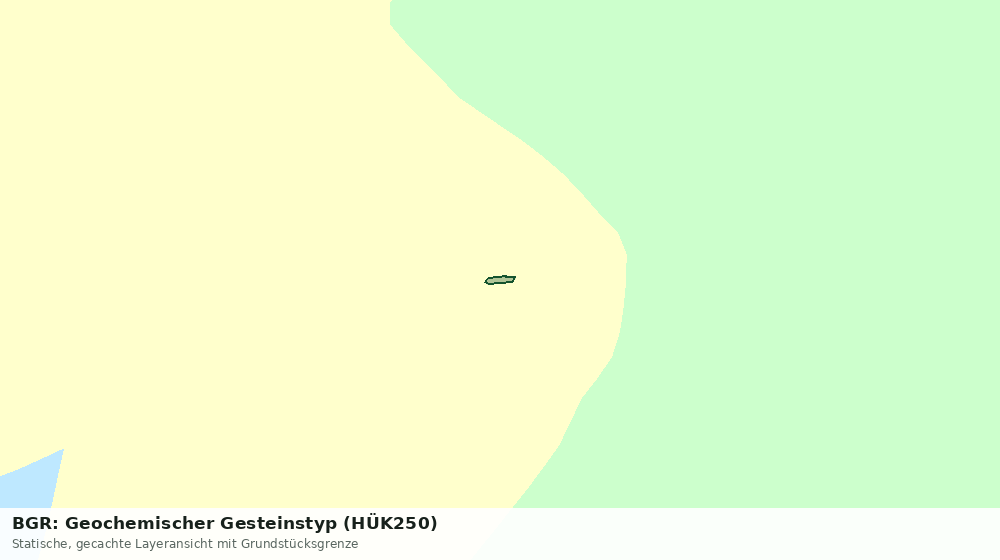 Statische Kartenansicht: BGR: Geochemischer Gesteinstyp (HÜK250)