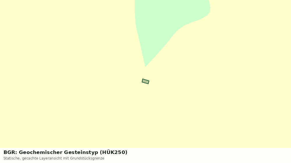Statische Kartenansicht: BGR: Geochemischer Gesteinstyp (HÜK250)
