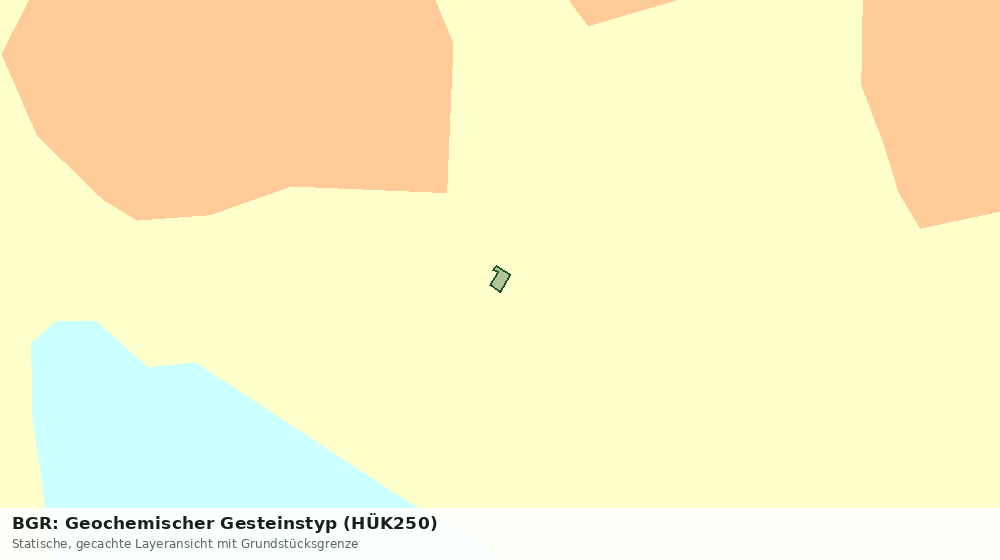 Statische Kartenansicht: BGR: Geochemischer Gesteinstyp (HÜK250)