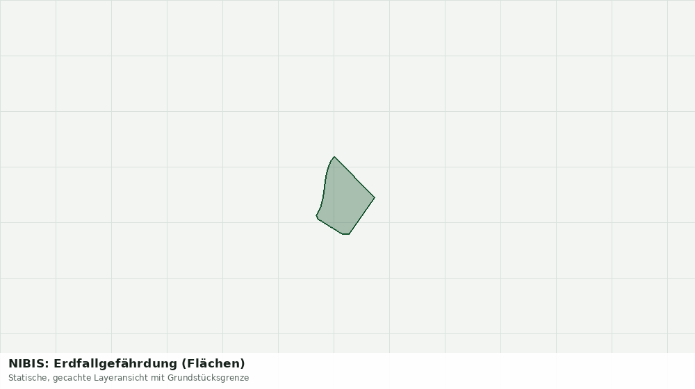 Statische Kartenansicht: NIBIS: Erdfallgefährdung (Flächen)
