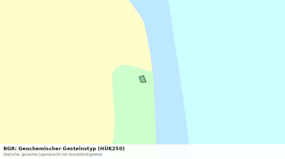 Statische Kartenansicht: BGR: Geochemischer Gesteinstyp (HÜK250)