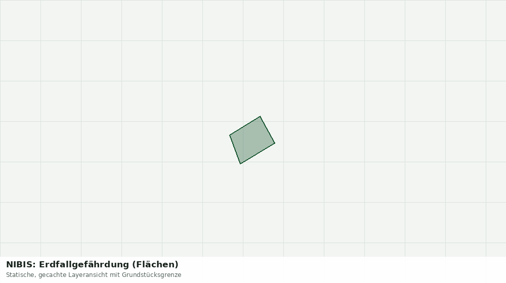 Statische Kartenansicht: NIBIS: Erdfallgefährdung (Flächen)