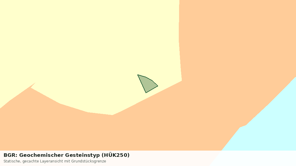 Statische Kartenansicht: BGR: Geochemischer Gesteinstyp (HÜK250)