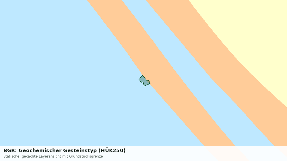 Statische Kartenansicht: BGR: Geochemischer Gesteinstyp (HÜK250)
