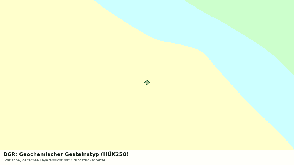 Statische Kartenansicht: BGR: Geochemischer Gesteinstyp (HÜK250)