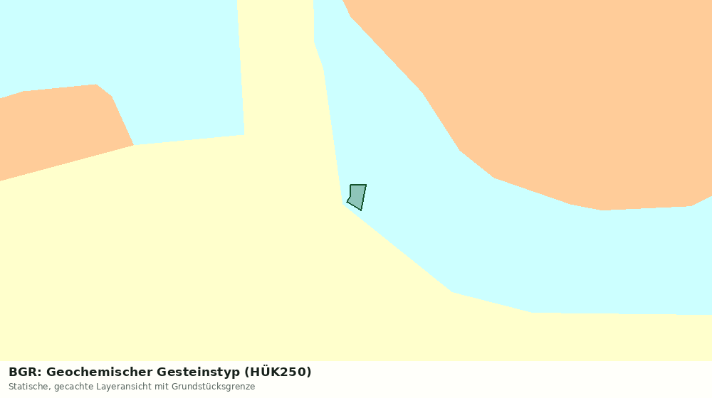 Statische Kartenansicht: BGR: Geochemischer Gesteinstyp (HÜK250)