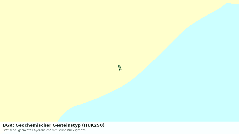 Statische Kartenansicht: BGR: Geochemischer Gesteinstyp (HÜK250)