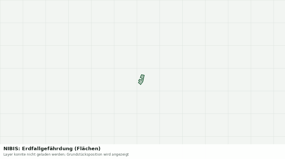 Statische Kartenansicht: NIBIS: Erdfallgefährdung (Flächen)