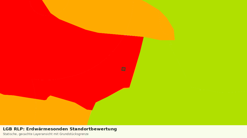 Statische Kartenansicht: LGB RLP: Erdwärmesonden Standortbewertung