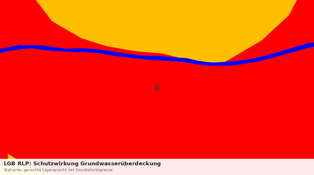 Statische Kartenansicht: LGB RLP: Schutzwirkung Grundwasserüberdeckung