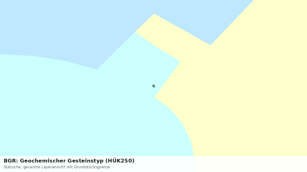 Statische Kartenansicht: BGR: Geochemischer Gesteinstyp (HÜK250)