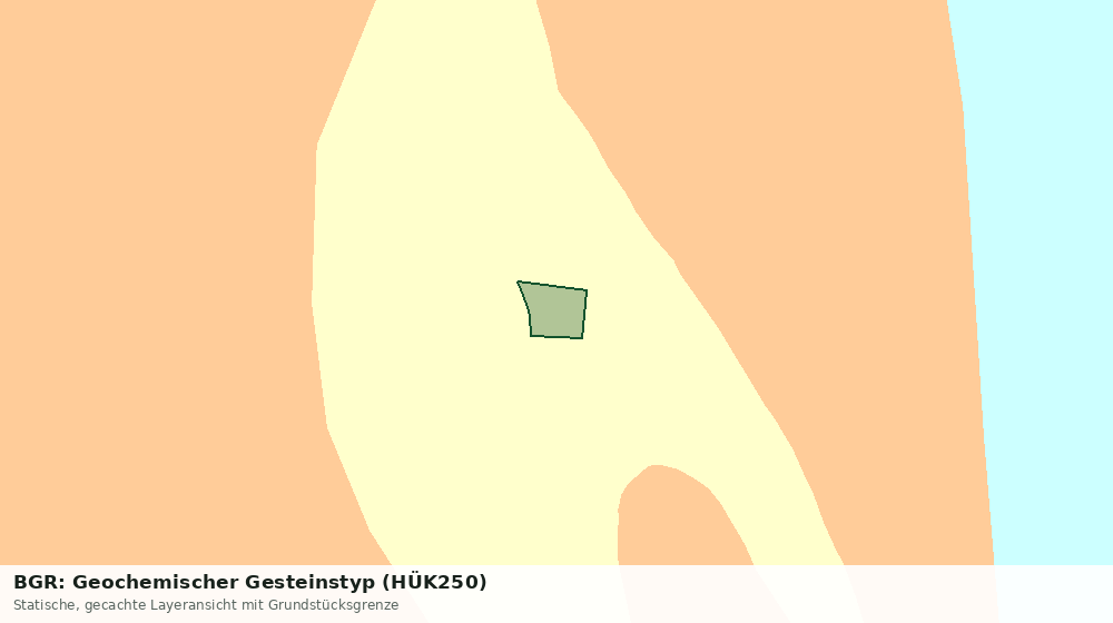 Statische Kartenansicht: BGR: Geochemischer Gesteinstyp (HÜK250)