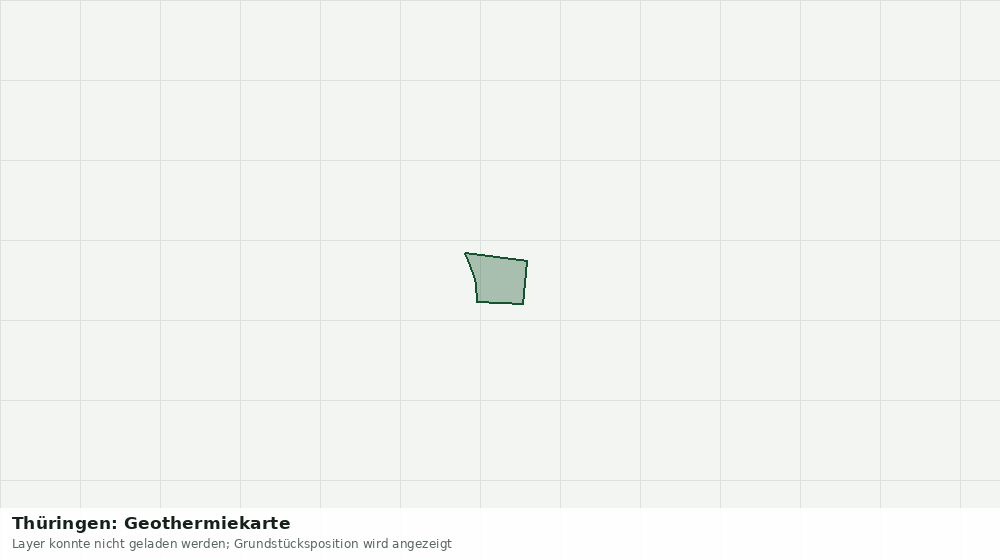 Statische Kartenansicht: Thüringen: Geothermiekarte