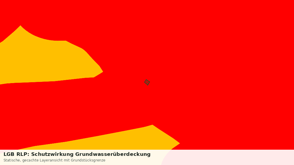 Statische Kartenansicht: LGB RLP: Schutzwirkung Grundwasserüberdeckung