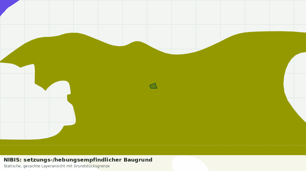 Statische Kartenansicht: NIBIS: setzungs-/hebungsempfindlicher Baugrund