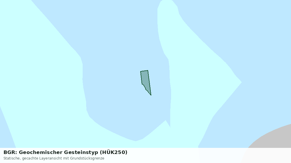 Statische Kartenansicht: BGR: Geochemischer Gesteinstyp (HÜK250)