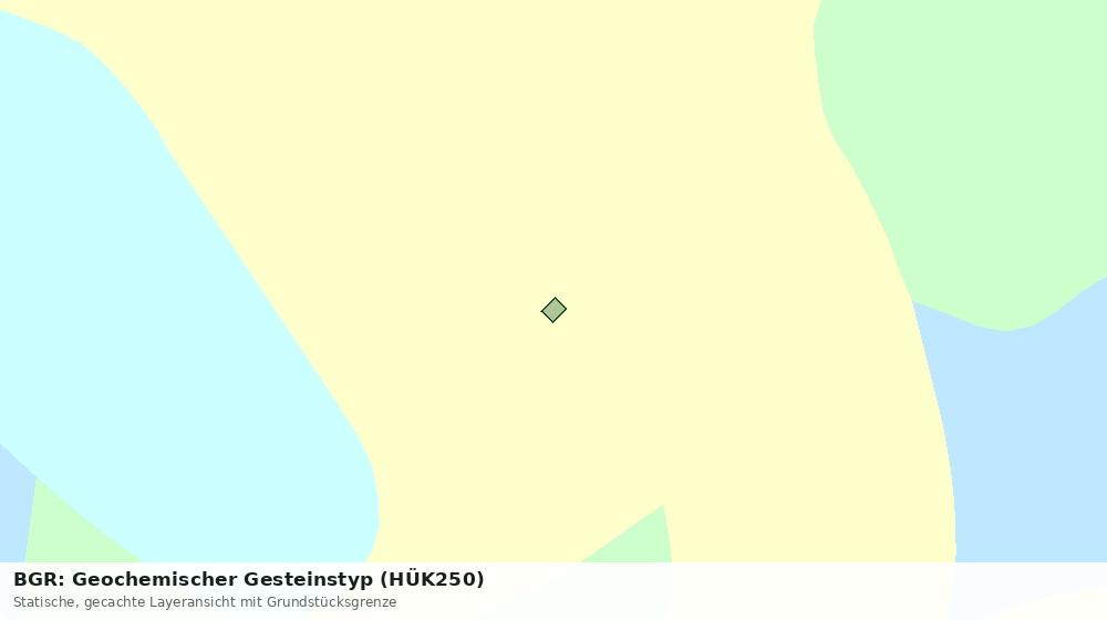 Statische Kartenansicht: BGR: Geochemischer Gesteinstyp (HÜK250)