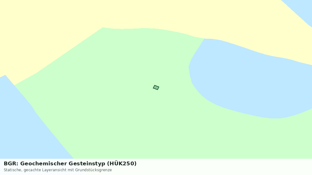 Statische Kartenansicht: BGR: Geochemischer Gesteinstyp (HÜK250)