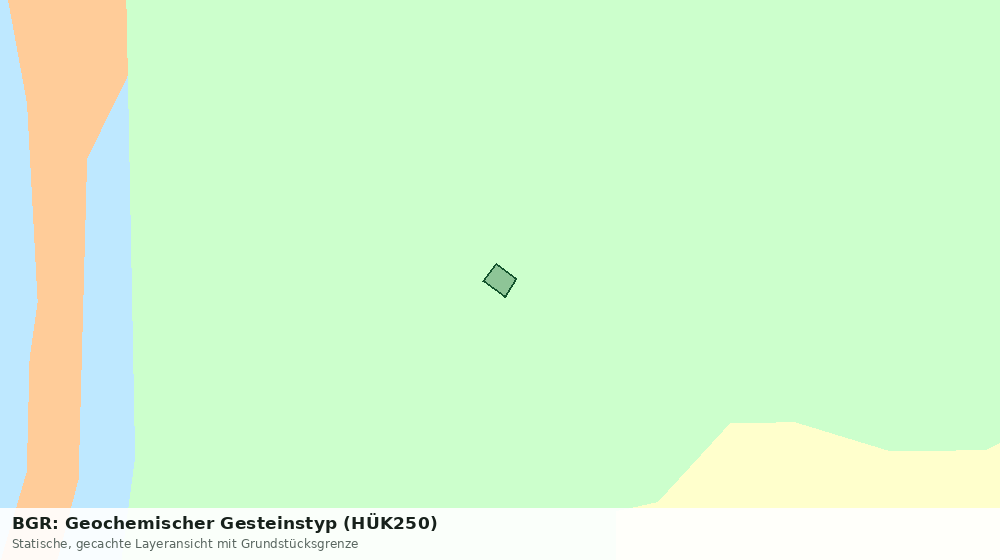 Statische Kartenansicht: BGR: Geochemischer Gesteinstyp (HÜK250)
