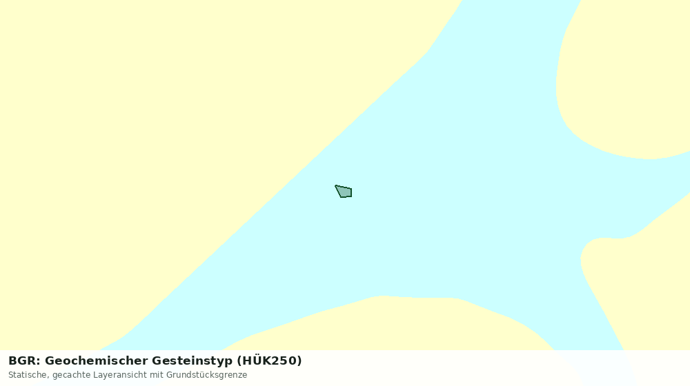 Statische Kartenansicht: BGR: Geochemischer Gesteinstyp (HÜK250)
