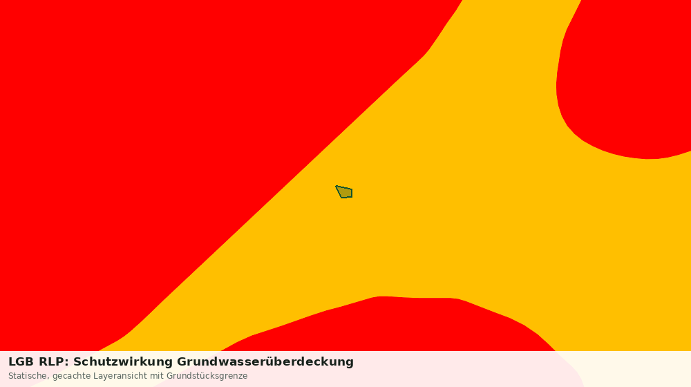 Statische Kartenansicht: LGB RLP: Schutzwirkung Grundwasserüberdeckung
