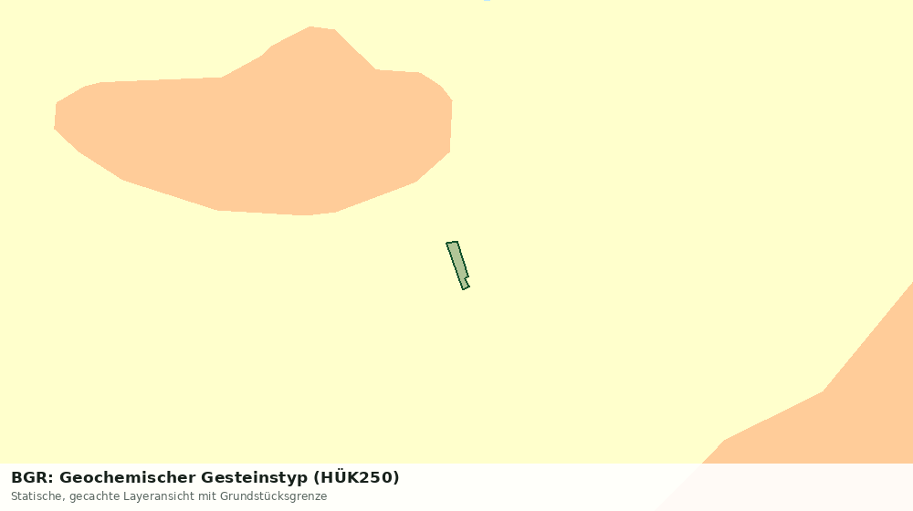 Statische Kartenansicht: BGR: Geochemischer Gesteinstyp (HÜK250)