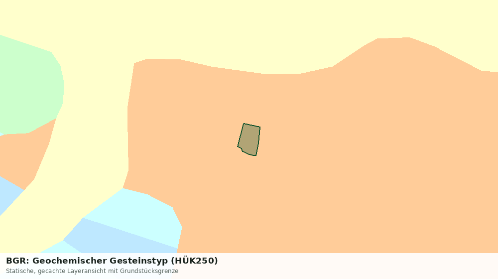 Statische Kartenansicht: BGR: Geochemischer Gesteinstyp (HÜK250)