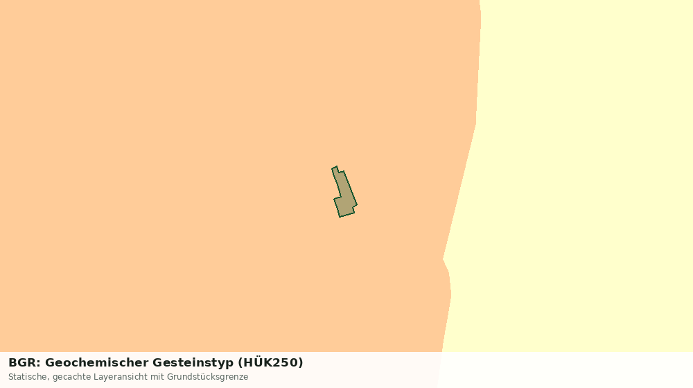 Statische Kartenansicht: BGR: Geochemischer Gesteinstyp (HÜK250)