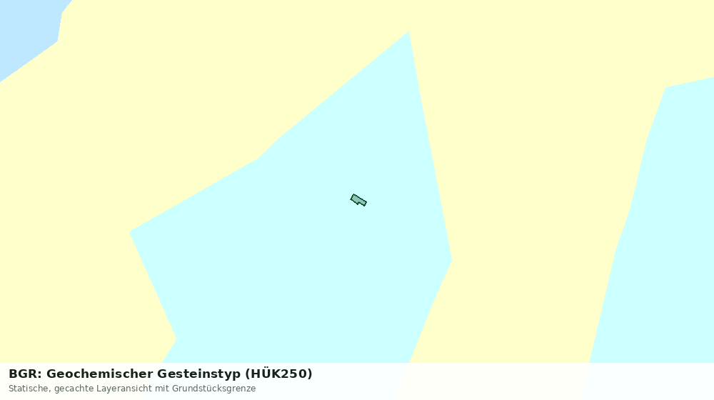 Statische Kartenansicht: BGR: Geochemischer Gesteinstyp (HÜK250)