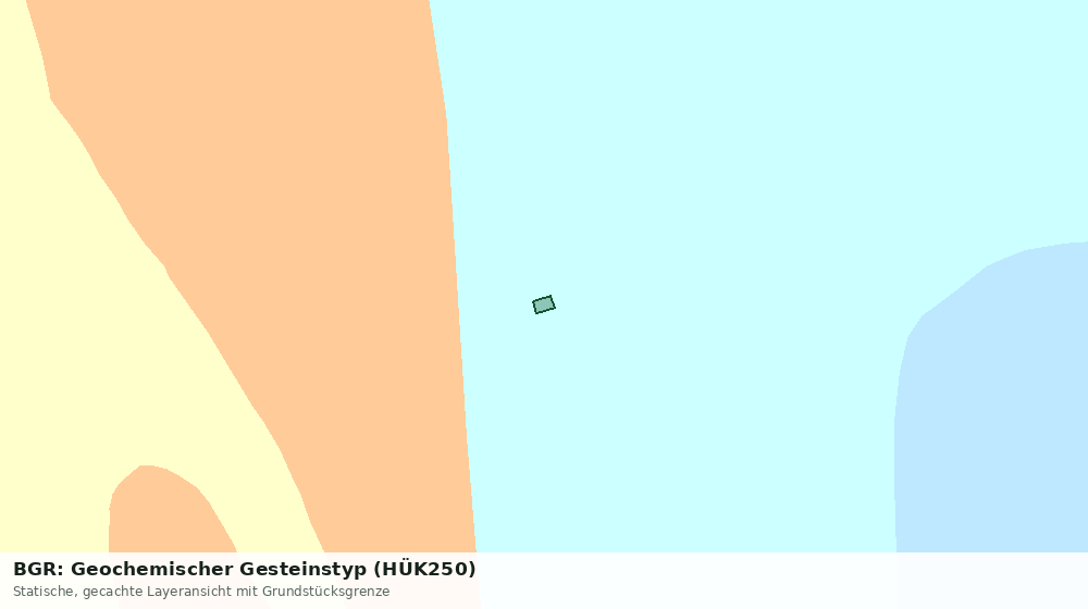 Statische Kartenansicht: BGR: Geochemischer Gesteinstyp (HÜK250)