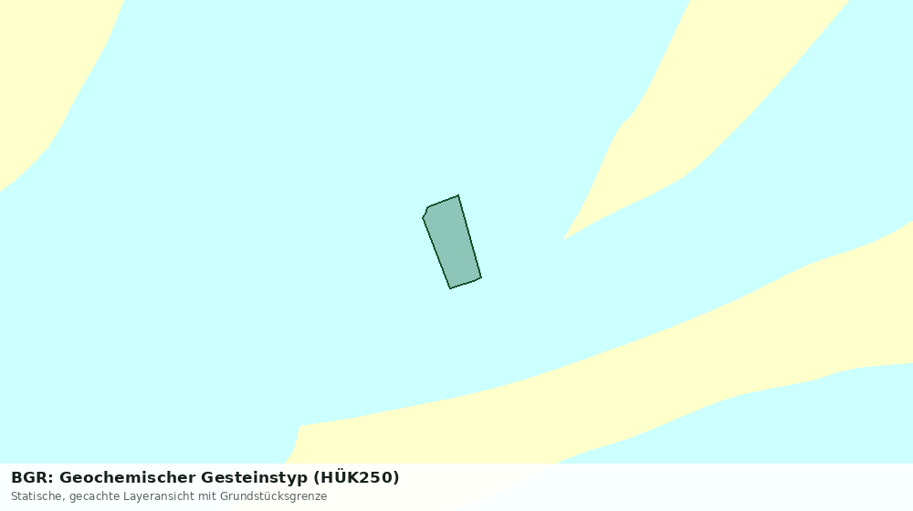 Statische Kartenansicht: BGR: Geochemischer Gesteinstyp (HÜK250)