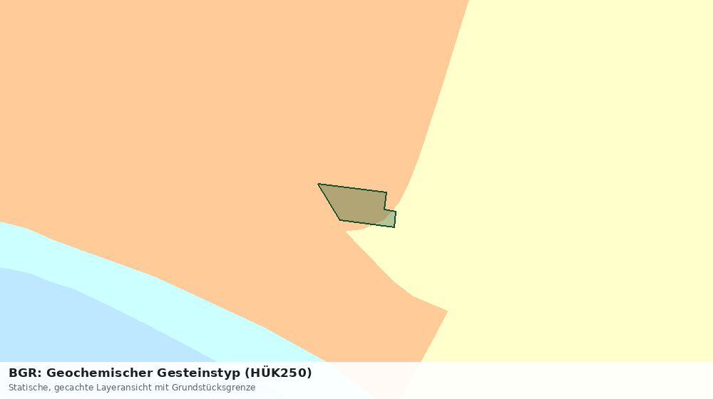 Statische Kartenansicht: BGR: Geochemischer Gesteinstyp (HÜK250)