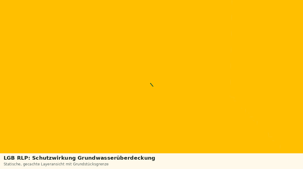 Statische Kartenansicht: LGB RLP: Schutzwirkung Grundwasserüberdeckung