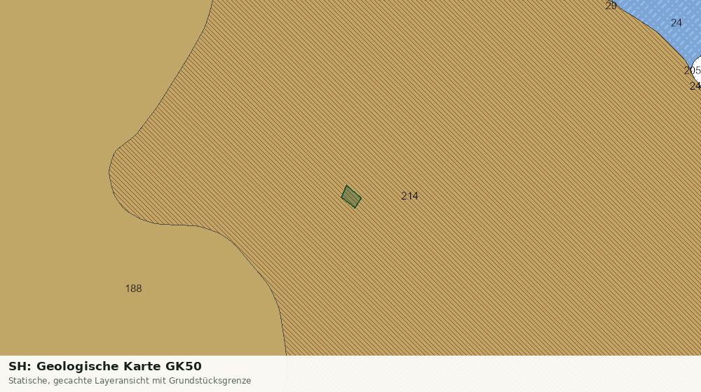 Statische Kartenansicht: SH: Geologische Karte GK50