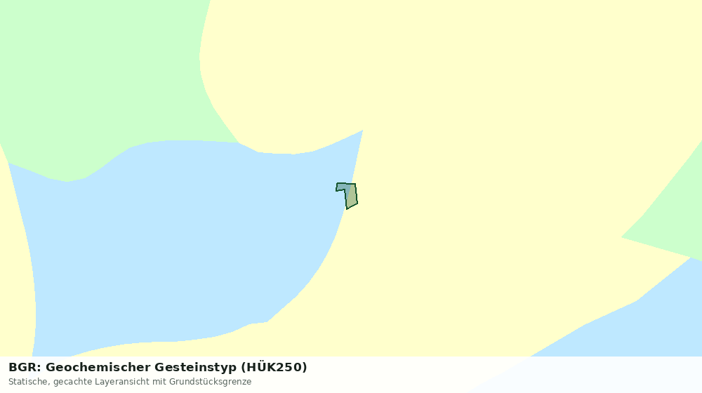 Statische Kartenansicht: BGR: Geochemischer Gesteinstyp (HÜK250)