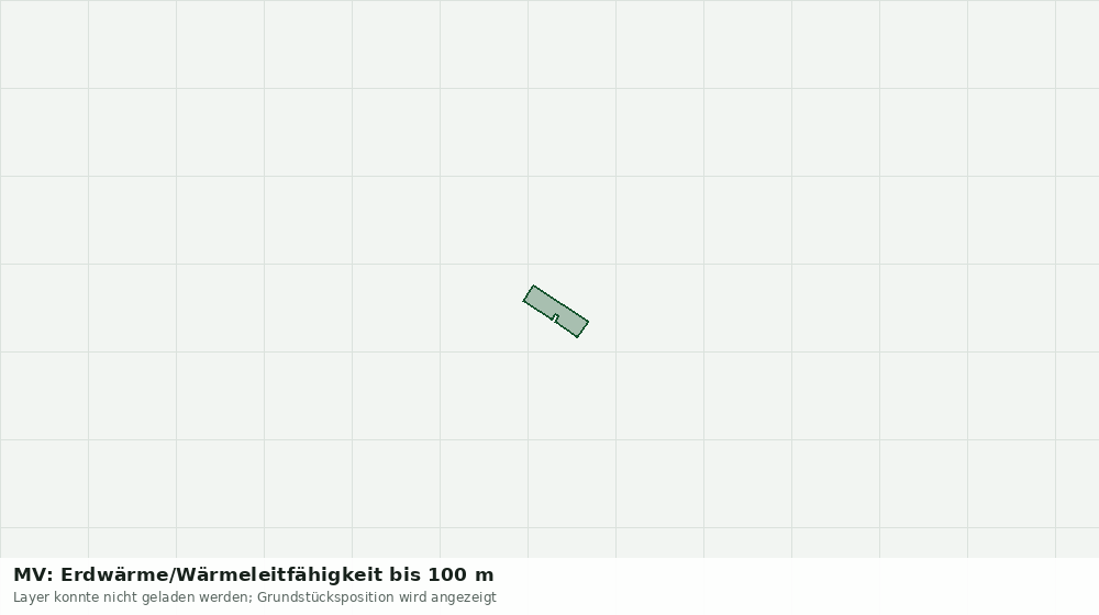 Statische Kartenansicht: MV: Erdwärme/Wärmeleitfähigkeit bis 100 m