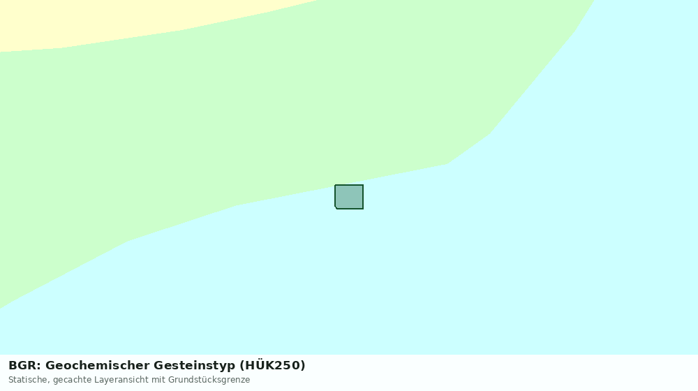Statische Kartenansicht: BGR: Geochemischer Gesteinstyp (HÜK250)
