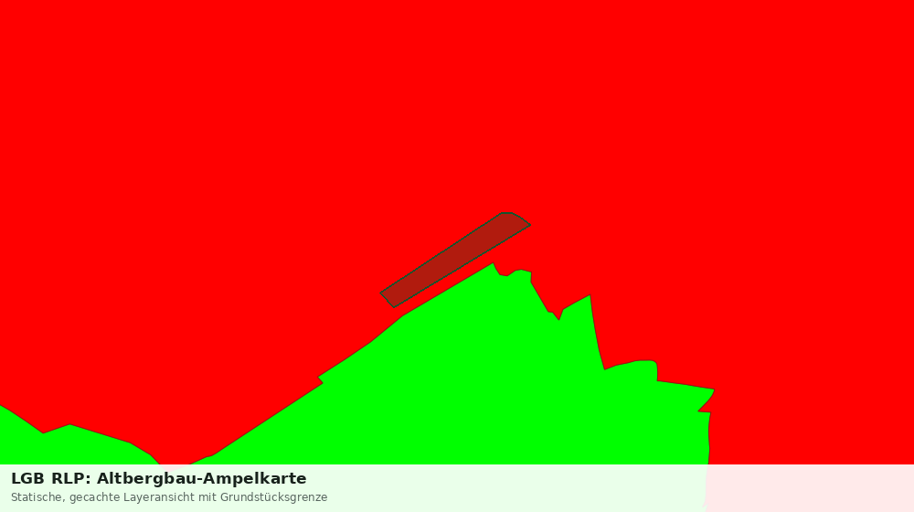 Statische Kartenansicht: LGB RLP: Altbergbau-Ampelkarte