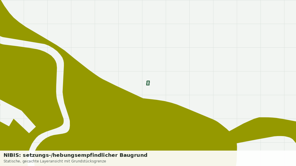 Statische Kartenansicht: NIBIS: setzungs-/hebungsempfindlicher Baugrund