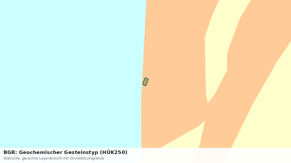 Statische Kartenansicht: BGR: Geochemischer Gesteinstyp (HÜK250)