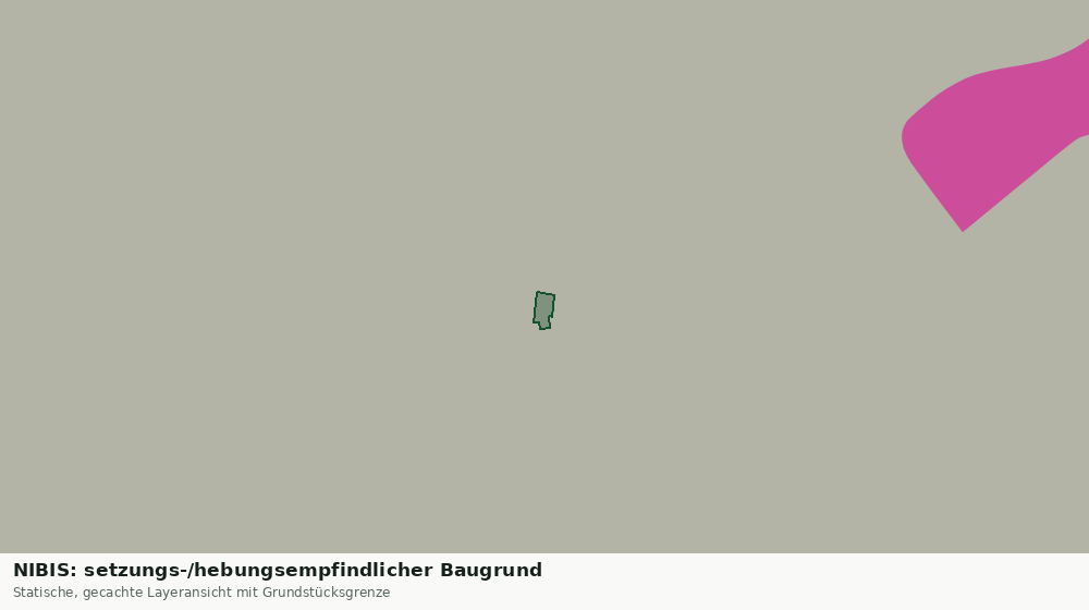 Statische Kartenansicht: NIBIS: setzungs-/hebungsempfindlicher Baugrund