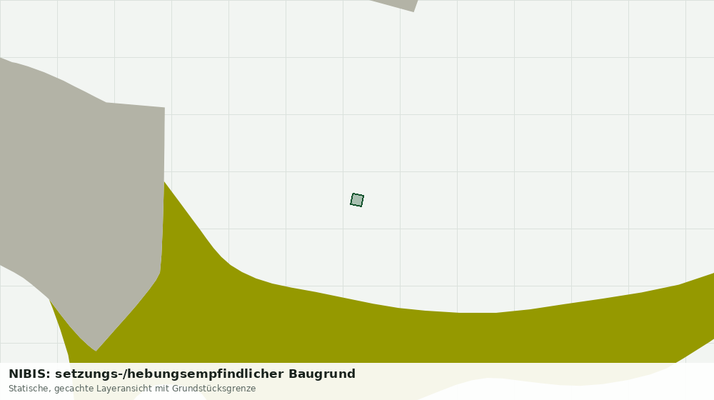 Statische Kartenansicht: NIBIS: setzungs-/hebungsempfindlicher Baugrund