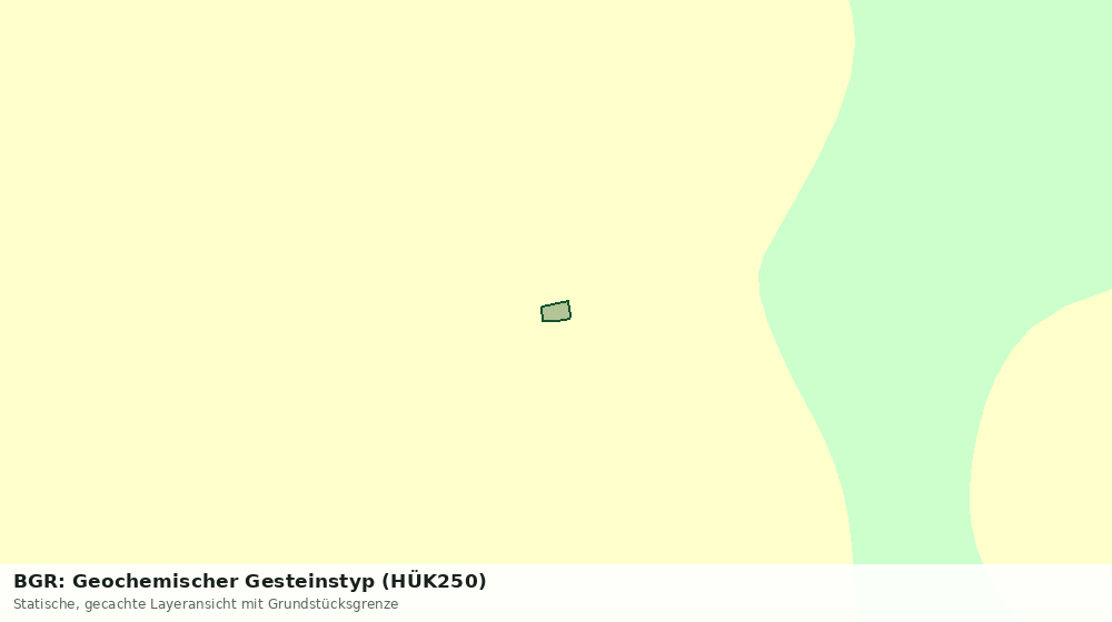 Statische Kartenansicht: BGR: Geochemischer Gesteinstyp (HÜK250)