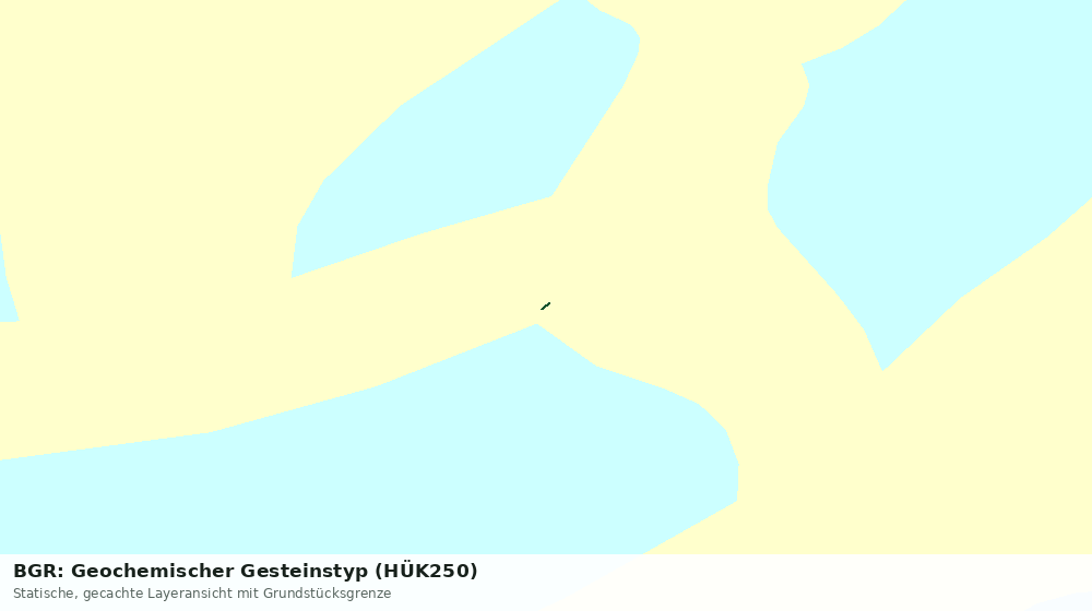 Statische Kartenansicht: BGR: Geochemischer Gesteinstyp (HÜK250)