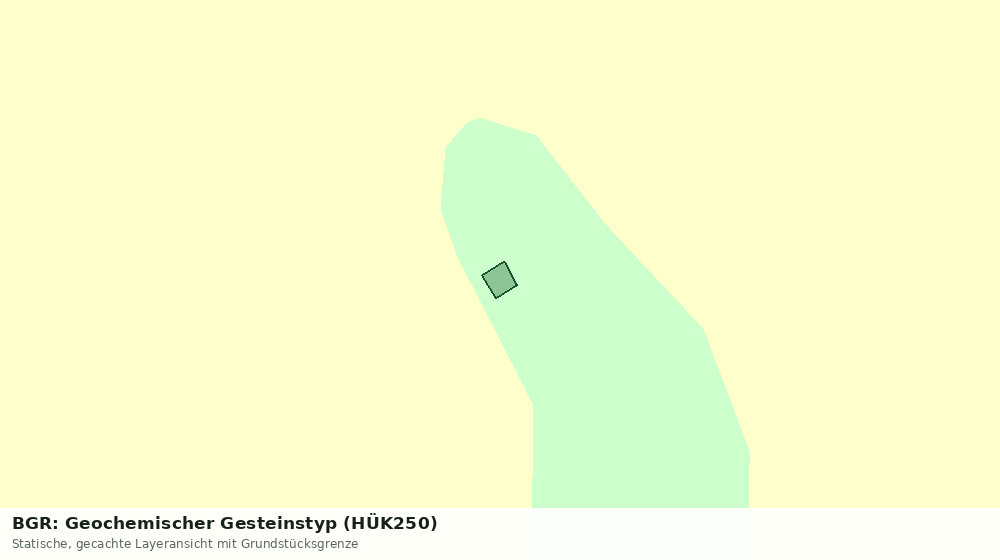 Statische Kartenansicht: BGR: Geochemischer Gesteinstyp (HÜK250)