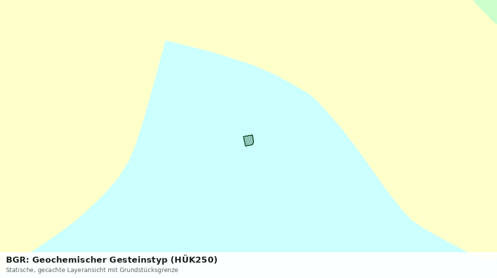 Statische Kartenansicht: BGR: Geochemischer Gesteinstyp (HÜK250)